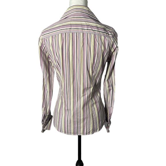 Thomas Pink Women's Multicolor Long Sleeve Button down Size 4 - Picture 3 of 4